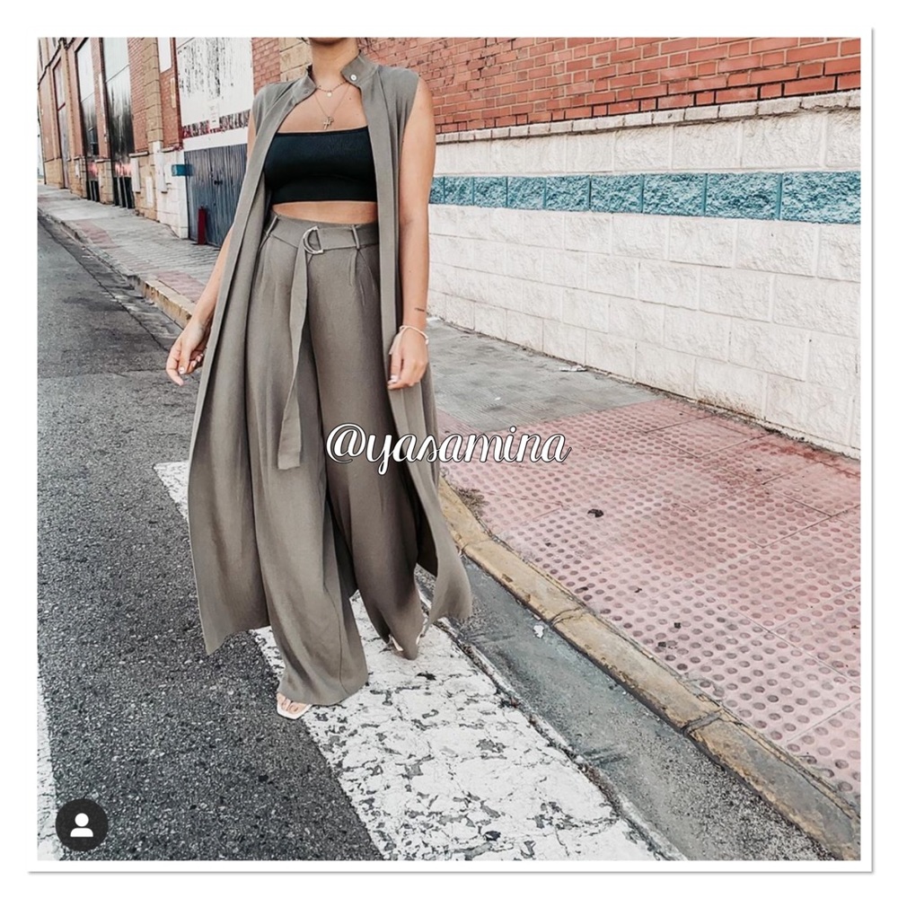 Last🔥🔥Zara knit  pants bloggers favorite - Picture 4 of 16
